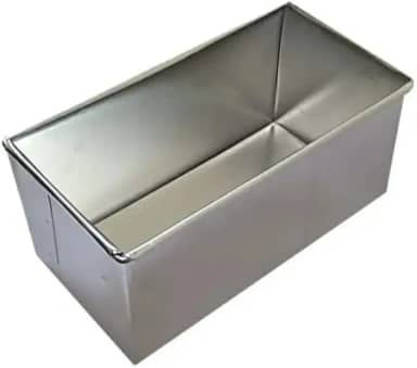 4 Formas P/Pão De Forma Baby Sem Tampa Alumínio 23x10x10cm