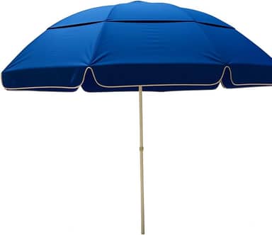 Guarda Sol Gigante Mor 2,40m para Praia Grande e Piscina, Sombrinha de Praia com Proteção UV e Vento, Guarda Sol Respirável Verão