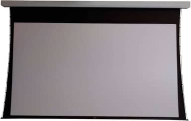 Tela de Projeção 100 Polegadas 16:9 Cinza High Contrast Elétrica 110v Tensionada com Controle Remoto + Moldura