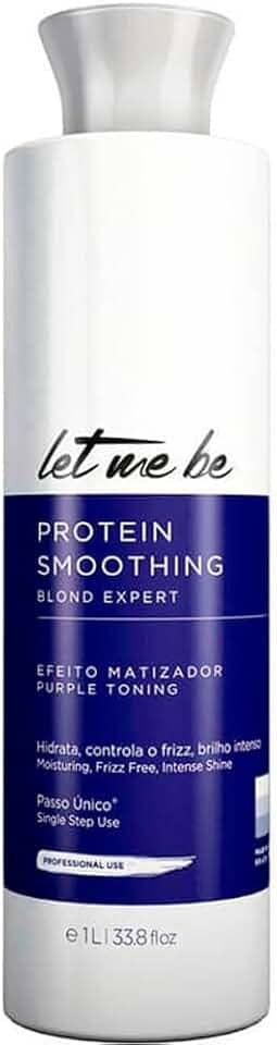 Let Me Be Protein Smoothing Blond - Escova Progressiva Passo Único Matizadora 1L