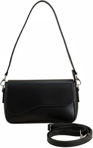 Bolsa Feminina Baguete Transversal Ombro Tiracolo Lisa Gabriela Ribeiro