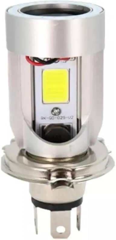 Lampada Led H4 Moto Farol 6500k Moto Universal Angel Eyes