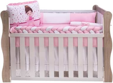 Kit De Berço Americano E Nacional Sublimado Com 10 Peças (Bailarina)