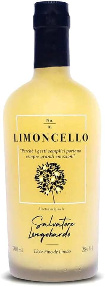 Salvatore Longobardo Limoncello Sabor Limão Siciliano 700 Ml