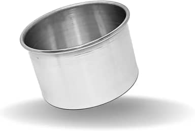 FORMA REDONDA PARA BOLO ALTA 15X10 ALUMÍNIO FUNDO FIXO