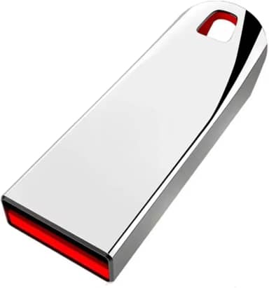 PENDRIVE METALIZADO DE 2TB TIPO A, CONECTIVIDADE USB 3.2 E 2.0, NA COR PRATA, (CATÁLOGO 71).