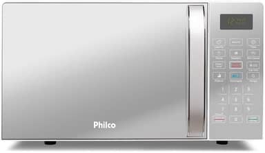 Micro-ondas Philco 20L, 1100W, Branco Espelhado, 110V