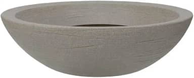 Vasart Terra Vaso de Flores Bowl, Granito Pedra, 55x16cm