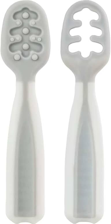 Buba Kit Colher De Treinamento Cinza