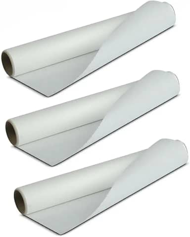 kit 3 Rolos Papel Manteiga 7,5m x 29cm, Papel Antiaderente Para Cozinhar
