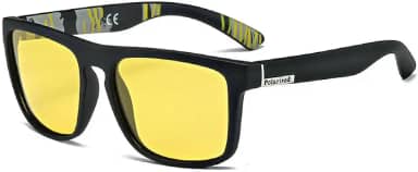 Óculos De Sol Polarizado Uv400 Quadrado Unissex Esportivo