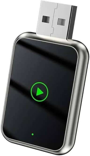 Adaptador CarPlay e Android Auto Sem Fio 2 em 1 | Conversor USB Plug & Play para Multimídia Original | Conexão Automática Rápida 5GHz