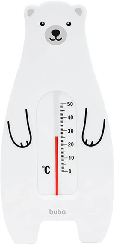 Buba Termometro De Banheira Urso Branco