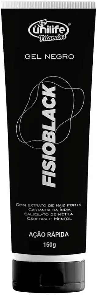 Gel Massageador Unilife Fisioblack Gel Negro 150g