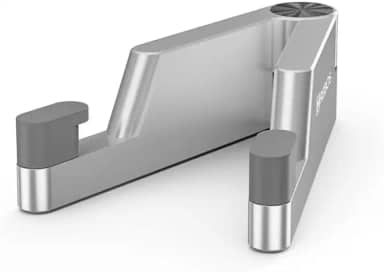 Mini Suporte de Mesa Para Celular Portátil em Alumínio Articulado Dobrável Base Flexível em Metal Antiderrapante