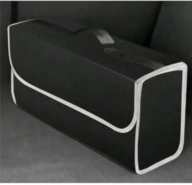 Bolsa de Armazenamento GRANDE Maleta Organizadora para Porta Mala Carro 50cm Preta Karbox