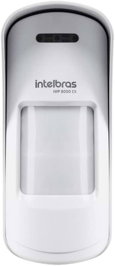 Sensor Movimento S/fio Ir Ivp 8000 ex Intelbras Pet Duplo Pir