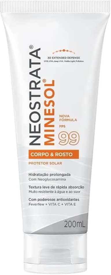 Neostrata Protetor Solar Corpo e Rosto Antioxidante FPS 99