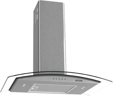 COIFA DE PAREDE 70CM VIDRO CURVO CLEAN FOGATTI KROMANOX 127V