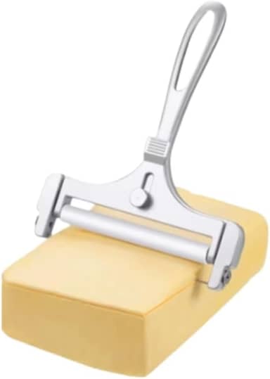 Fatiador de Queijo e Frios Ajustável, Lâmina em Aço Inoxidável, Espessura Regulável