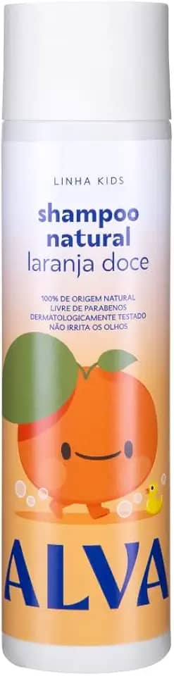Alva Shampoo Infantil - Laranja Doce e Baunilha Vegano 250 ml