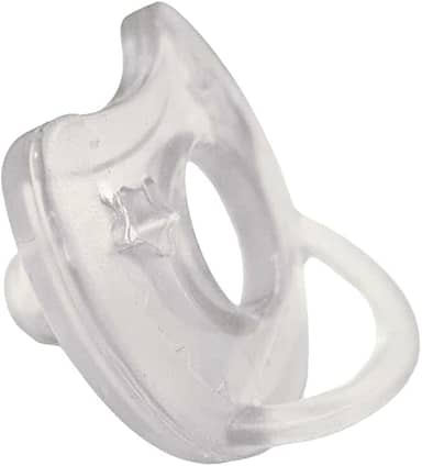 ZKMAGIC Chupeta Premium Soft 100% Silicone Rn Bico Redondo Tam1 (0 A 6 Meses) Marca Sonne Transparente