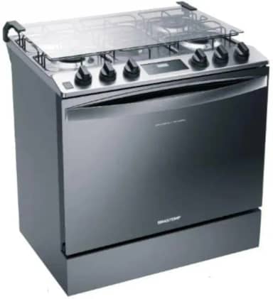 Fogão 5 Bocas de Embutir Brastemp Bys5pcr Cor Inox Bivolt