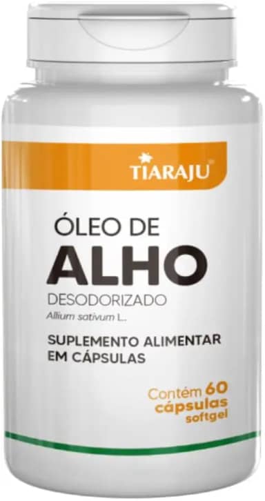 Oleo de Alho Desodorizado - Sem Odor 60 Capsulas Tiaraju