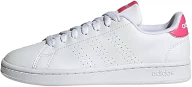 Tênis Adidas Feminino Casual Advantage Branco/rosa If5406 35