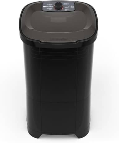 Mueller Máquina de Lavar Roupa Semiautomática Tanquinho 10 kg Preto 220V MLT10