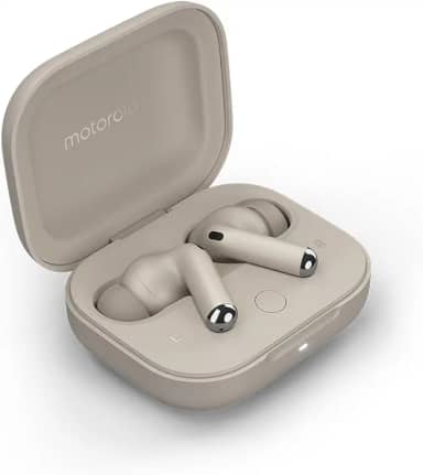 Fone de ouvido Sem Fio Bluetooth Motorola Moto buds+ Sound by Bose Cancelamento de Ruído Ativo - Vanilla
