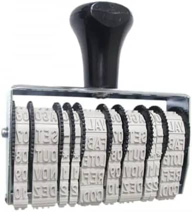 Carimbo Datador Duplo Kanji Linear Com Val/fab 5mm 3505