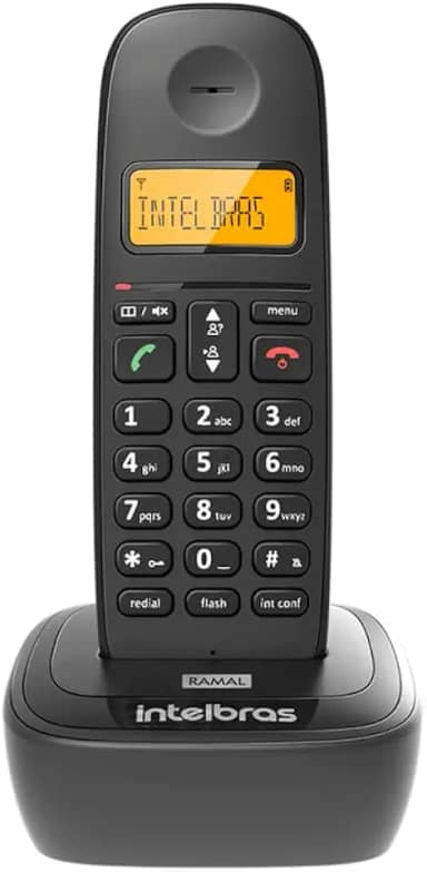 Ramal Sem Fio Digital TS 2511 Preto Intelbras