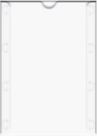 Dello 0534.H.0012 - Quadro de aviso, A4, polipropileno, Cor cristal