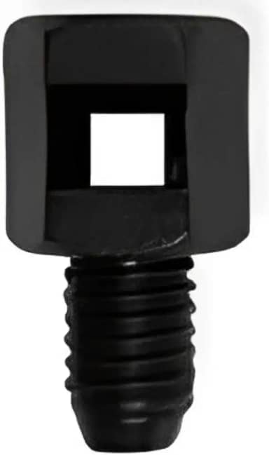 100 Micro Aspersor Spray Jet Estático Irrigação De 360° (Preto)