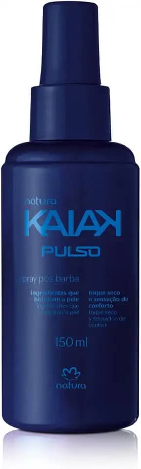 Natura Kaiak Pulso Spray Pós-Barba, 150ml, Fórmula Leve, Toque Seco