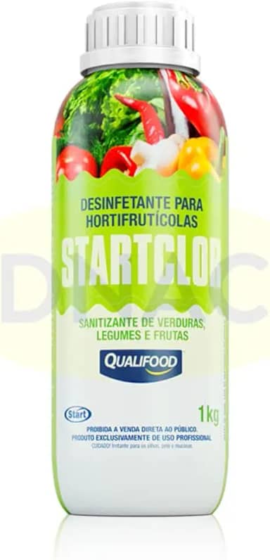 Desinfetante para legumes, verduras e frutas - Qualifood 1Kg