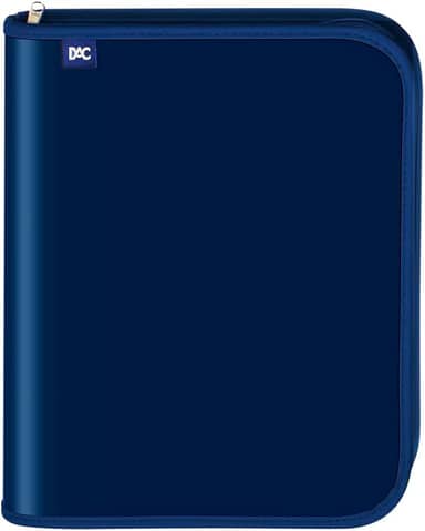 Fichario Com Ziper Vision Azul 48F - 101645