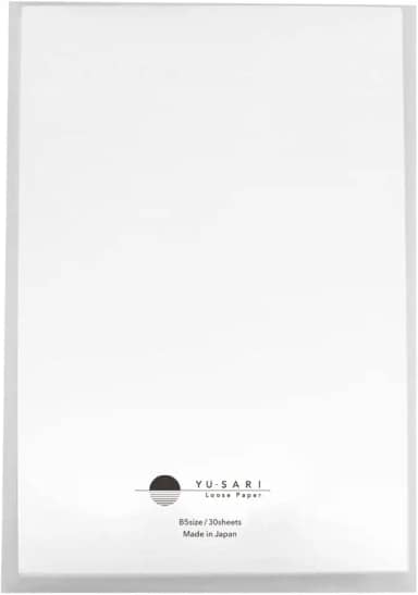 Nakabayashi YU-SARI NYLS-B501-W Papel solto para caneta-tinteiro, B5, cor sólida