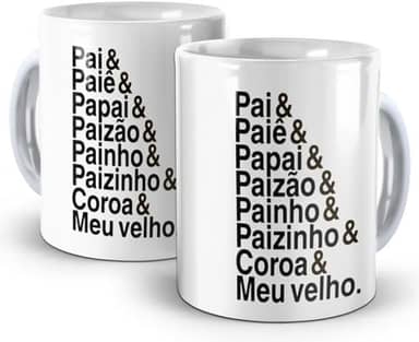 Genérico, Caneca Presente Para O Dia Dos Pais Meu Pai Meu Heroi