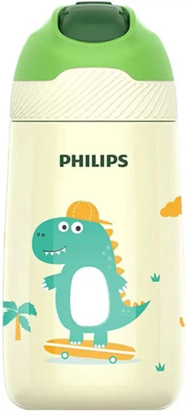 Philips Garrafa de agua Infantil AWP2652GY Verde
