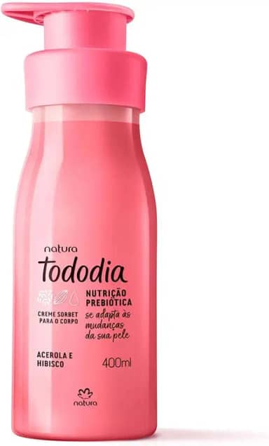 Creme Hidratante Todo Dia Sorbet Acerola e Hibisco Natura 400ml