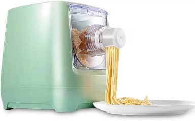 Máquina de macarrão elétrica automática inclui 13 moldes para diferentes formas, faça em 15 minutos aparelhos de cozinha