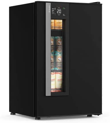 Cervejeira Vertical Metalfrio Beer Maxx One Inverter 114 Litros Glass Viewer Preto Vn12tp 110v