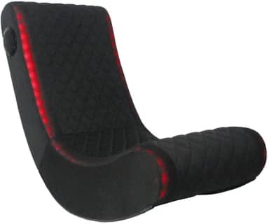 Cadeira Gamer de Balanço Pelegrin Pel-3024 Preta com Led e Auto-falante Bluetooth