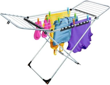 SECALUX VARAL DE CHÃO BIG – ALUMÍNIO – COM ABAS - 1,61 MTS, 101070