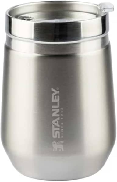 Stanley - Copo Térmico Everyday, 296ml, para Bebidas Quentes e Frias com Tampa, Stainless Steel