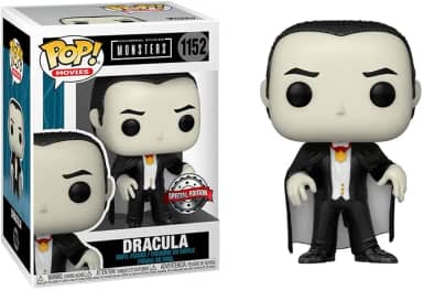 POP Funko Universal Monsters Drácula 1931 Exclusivo - Boneco de Ação - Preto