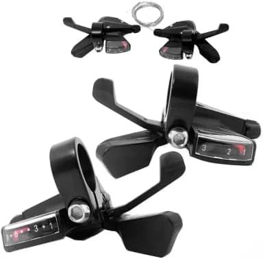 Alavanca de Câmbio 3x8v 24v Par Trocador de Marcha Absolute K310 Para Ciclismo Mountain Bike MTB Bicicletas