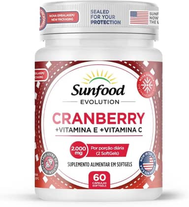 CRANBERRY 2.000MG 60 CAPSULAS SUNFOOD EVOLUTION